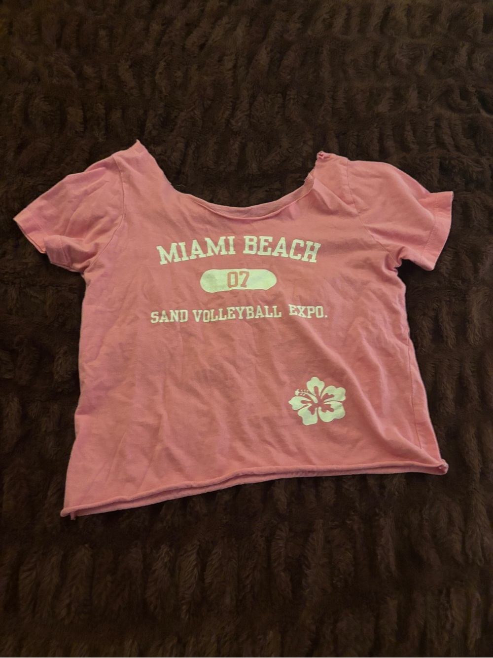 Pink 'Miami Beach' Graphic Tee